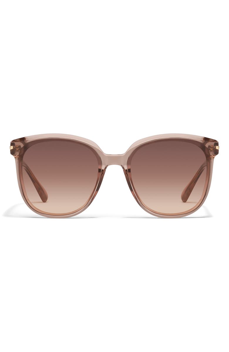 QUAY Rent Free 55mm Round Sunglasses, Main, color,