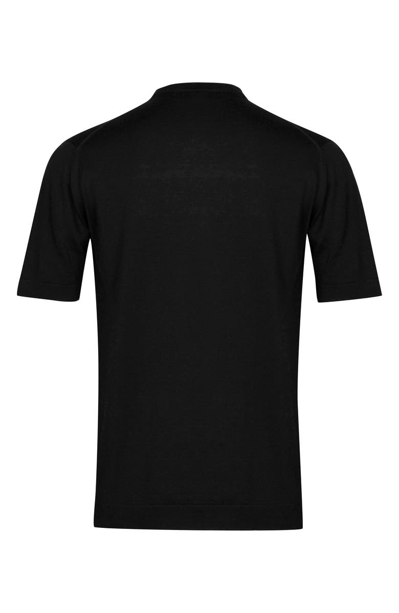 John Smedley Lorca Crewneck T-Shirt, Alternate, color, Black