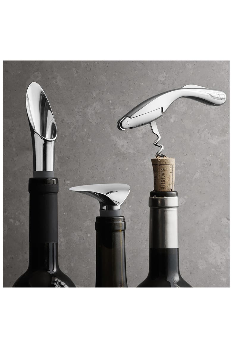 3-Piece Wine Set, Alternate, color, SILVER