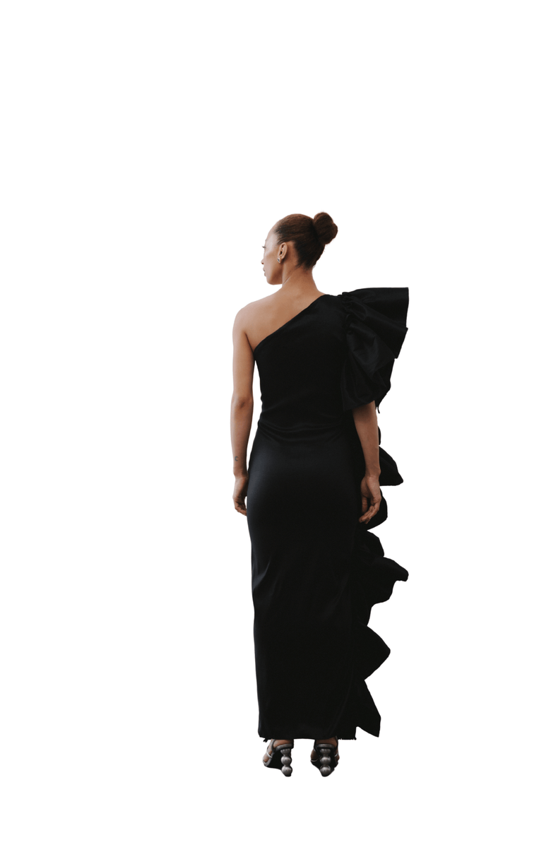 SEZ Sevilla Dress, Alternate, color, Black