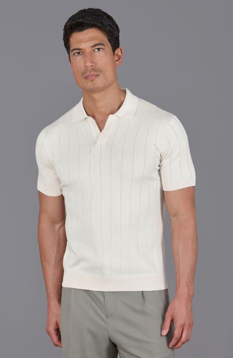 Cotton Selection Buttonless Polo Shirt