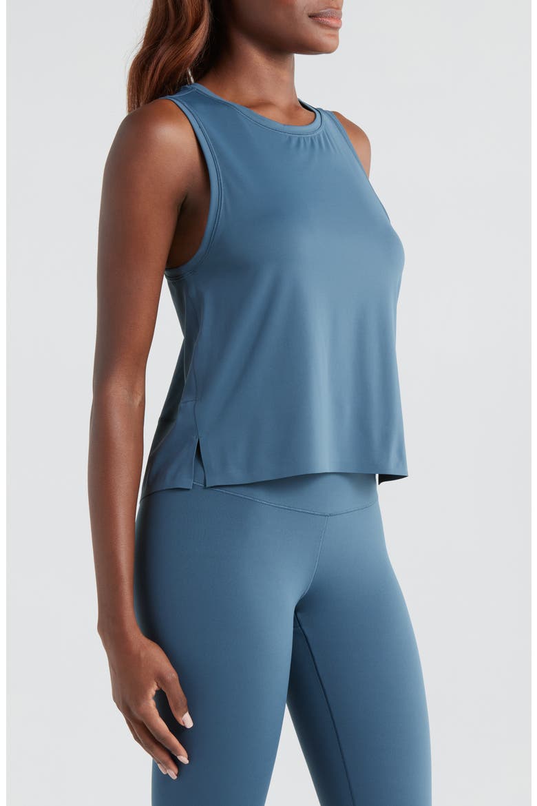 Serene Crop Performance Tank, Alternate, color, BLUE ORION