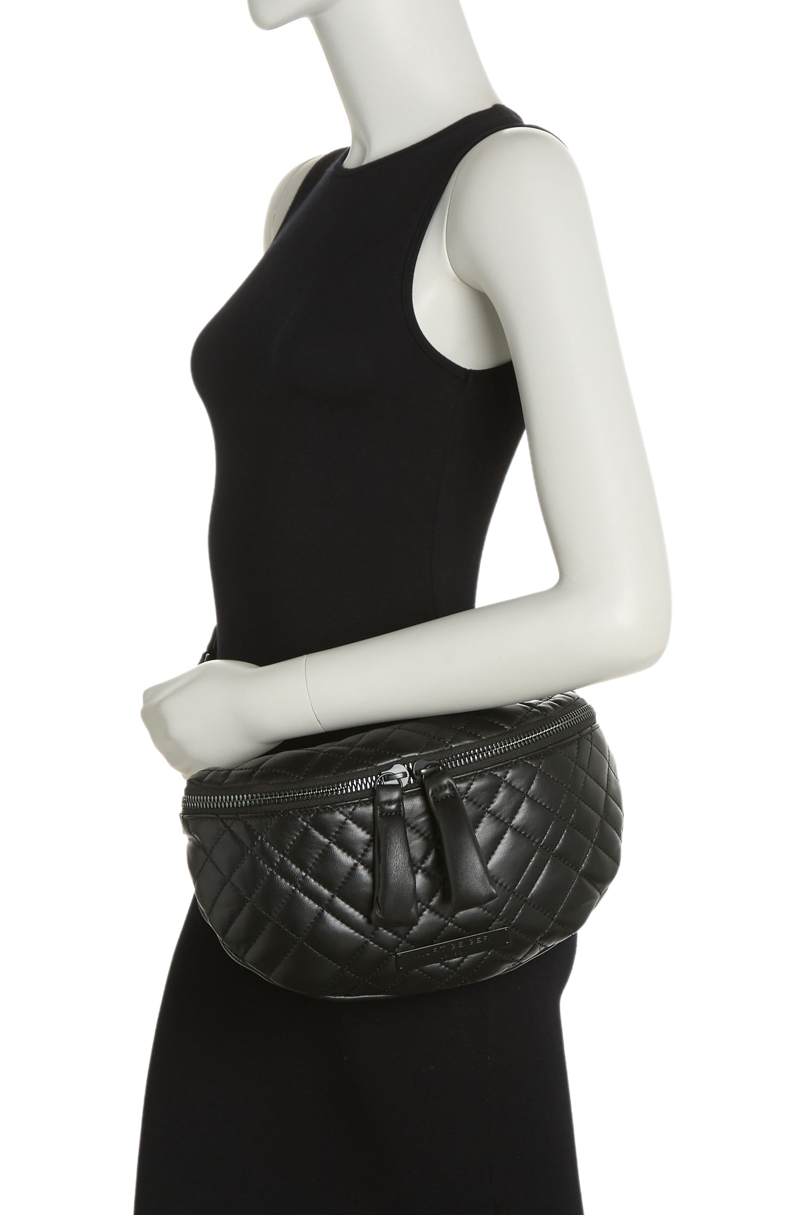 Kurt Geiger London Brixton Quilted Belt Bag, Alternate, color, 