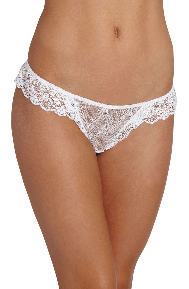 Eberjey Kiss the Bride Thong, Main, color,