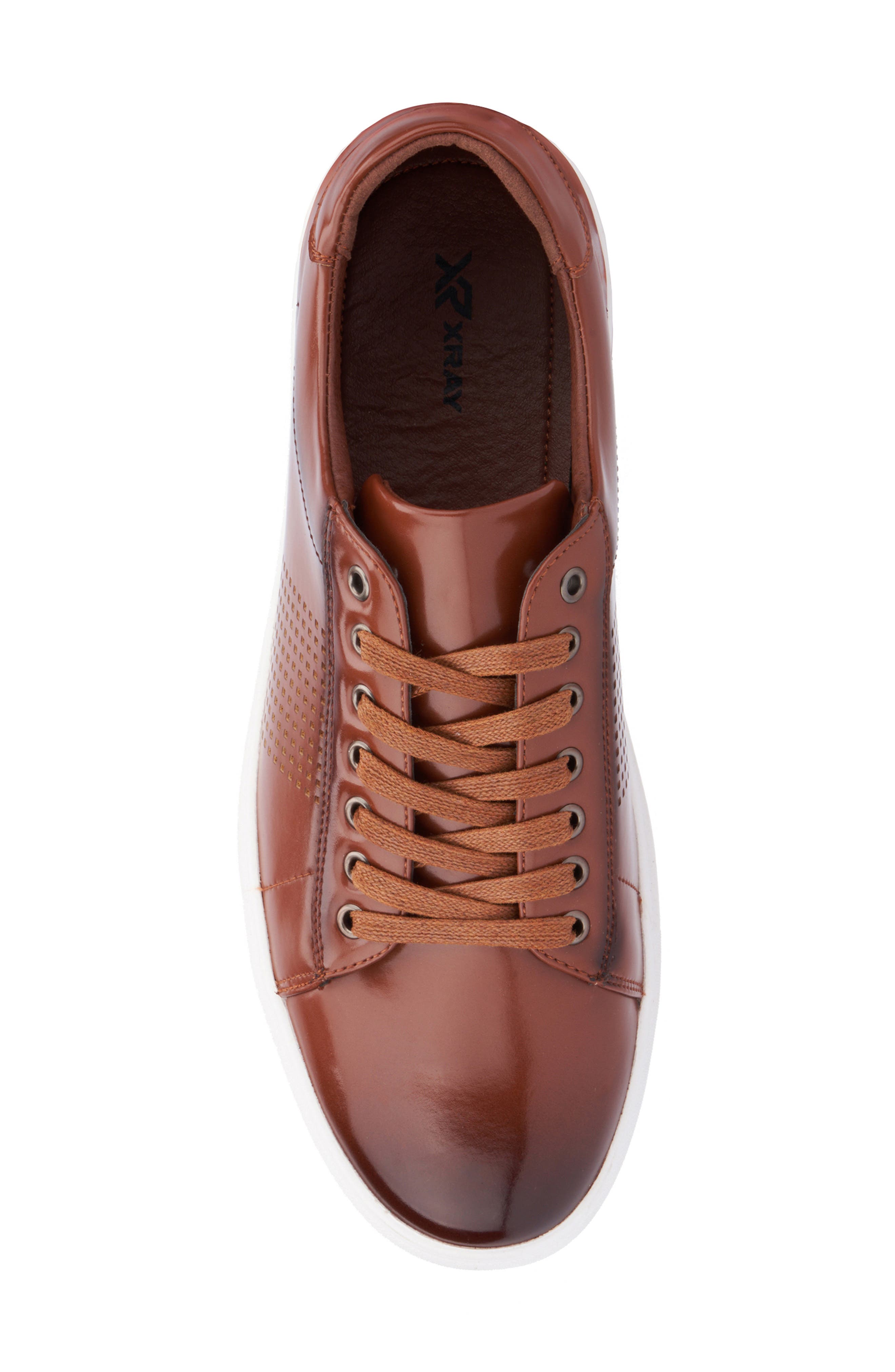 XRAY Bailey Faux Leather Sneaker, Alternate, color, Brown