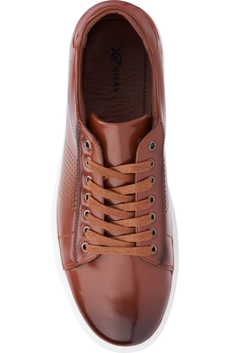 XRAY Bailey Faux Leather Sneaker, Alternate, color, Brown