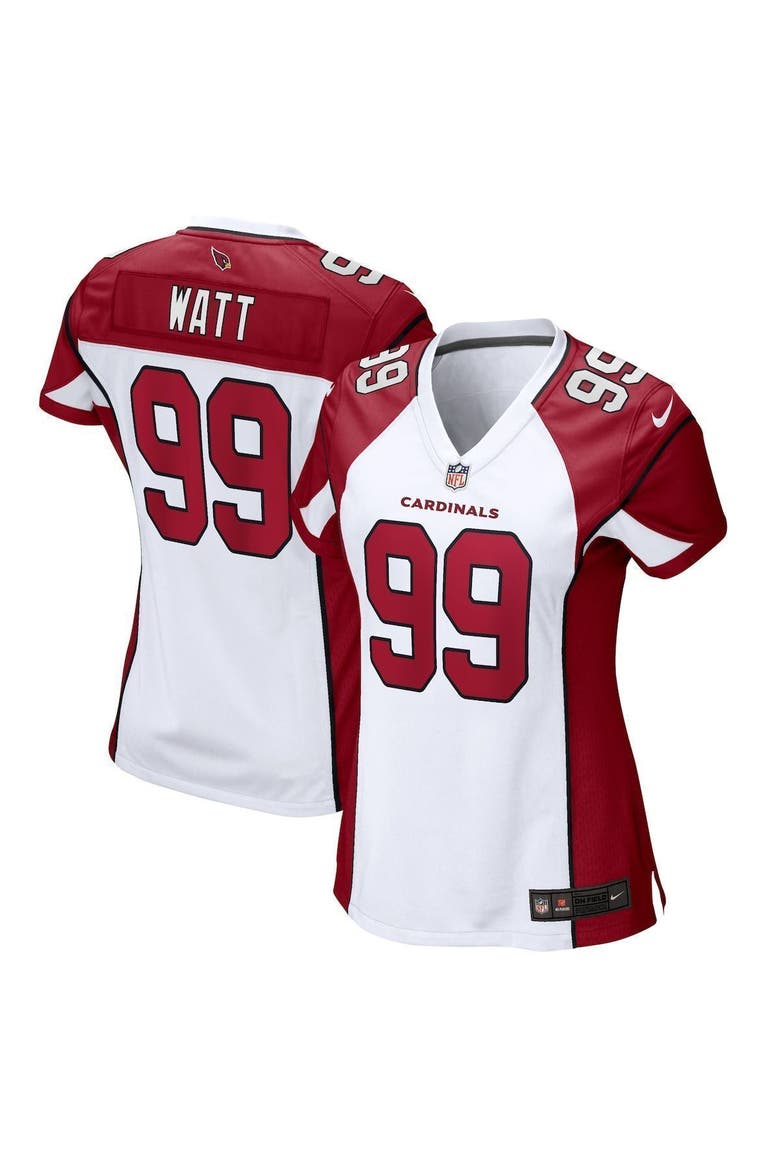 Women's Nike J.J. Watt White Arizona Cardinals Game Jersey, Main, color, WHITE