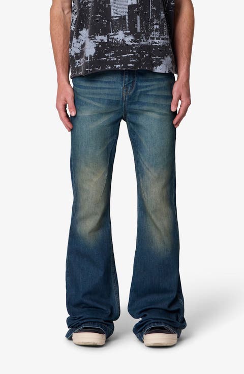 Super Stacked Relaxed Flare Leg Jeans