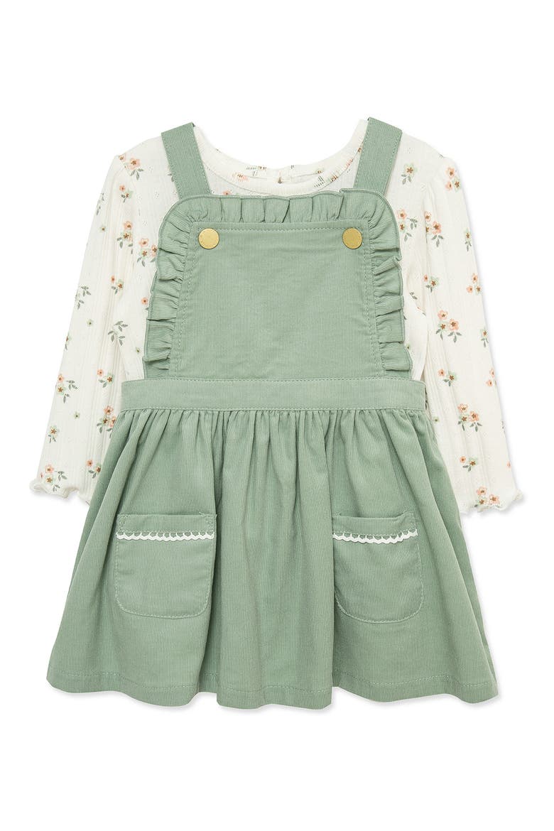Kids' Garden Jumper & T-Shirt Set, Alternate, color, GREEN