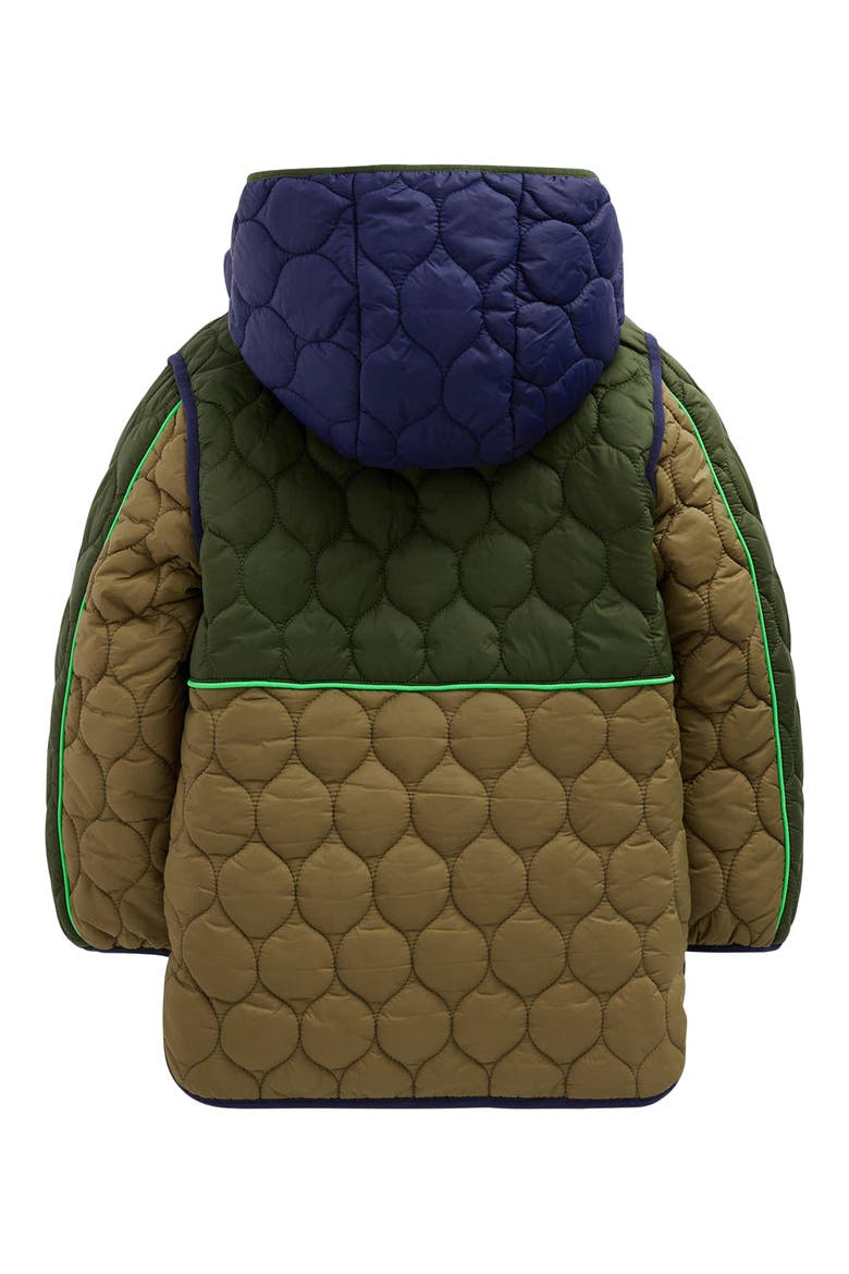 Kids' Onion Quilted Coat, Alternate, color, KHAKI