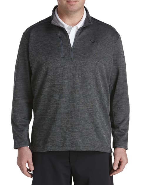 Big & Tall Weather Series 1/4-Zip Fleece Golf Pullover