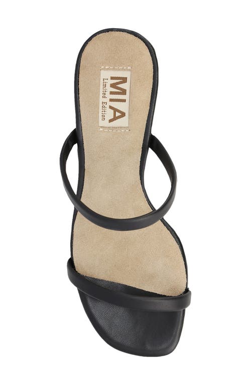 Mia Isabeli Slide Sandal In Black