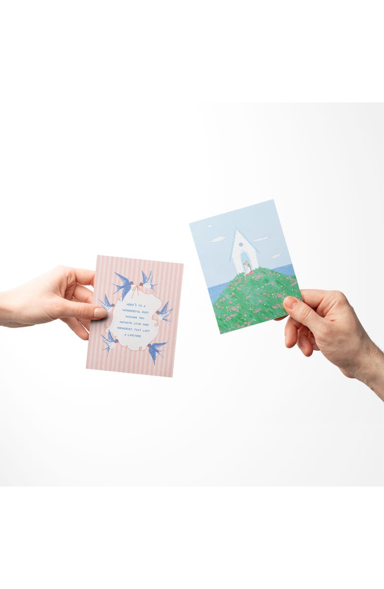 Ramus & Co Wedding Greeting Card Pack Sets (3 ct, Assorted) Chapel Couple, Swallows Wedding, LOVE, Alternate, color, Multi-Pack