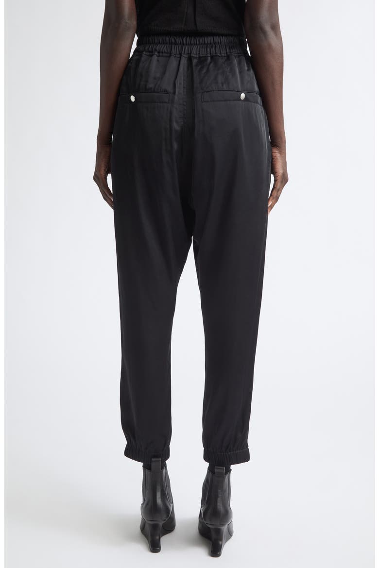 Tecuatl Satin Track Pants, Alternate, color, BLACK