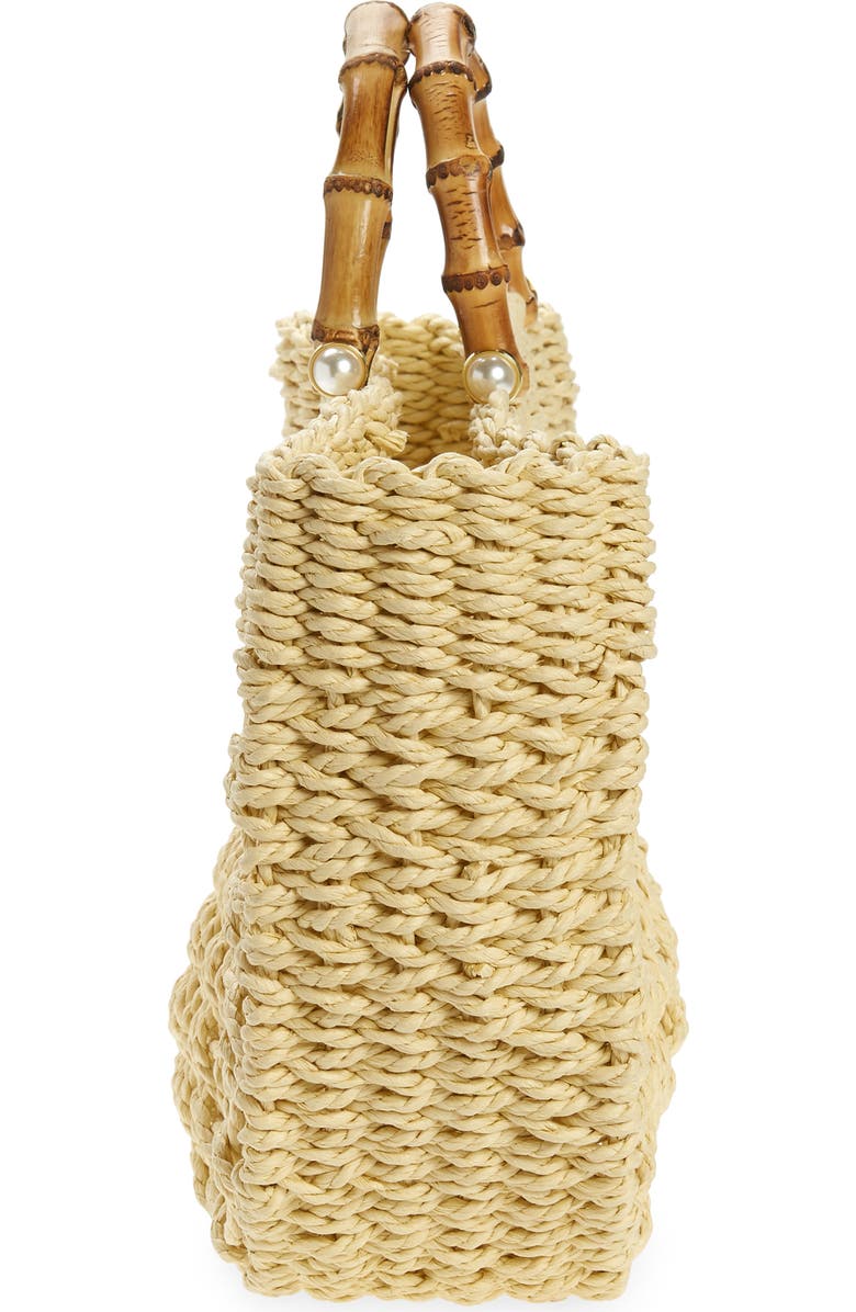 BTB Los Angeles Straw Tote, Alternate, color,