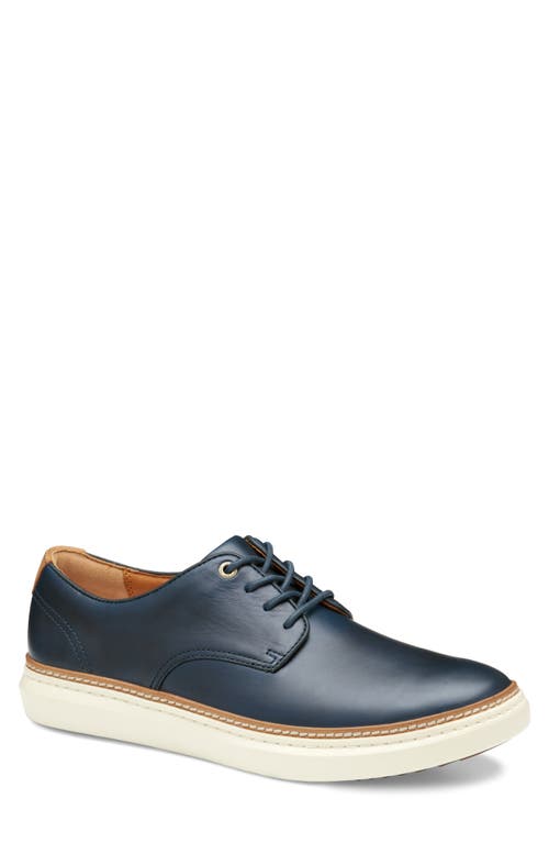 Johnston & Murphy Mcguffey 2 175th Plain Toe Derby In Navy Oiled American Full Grain