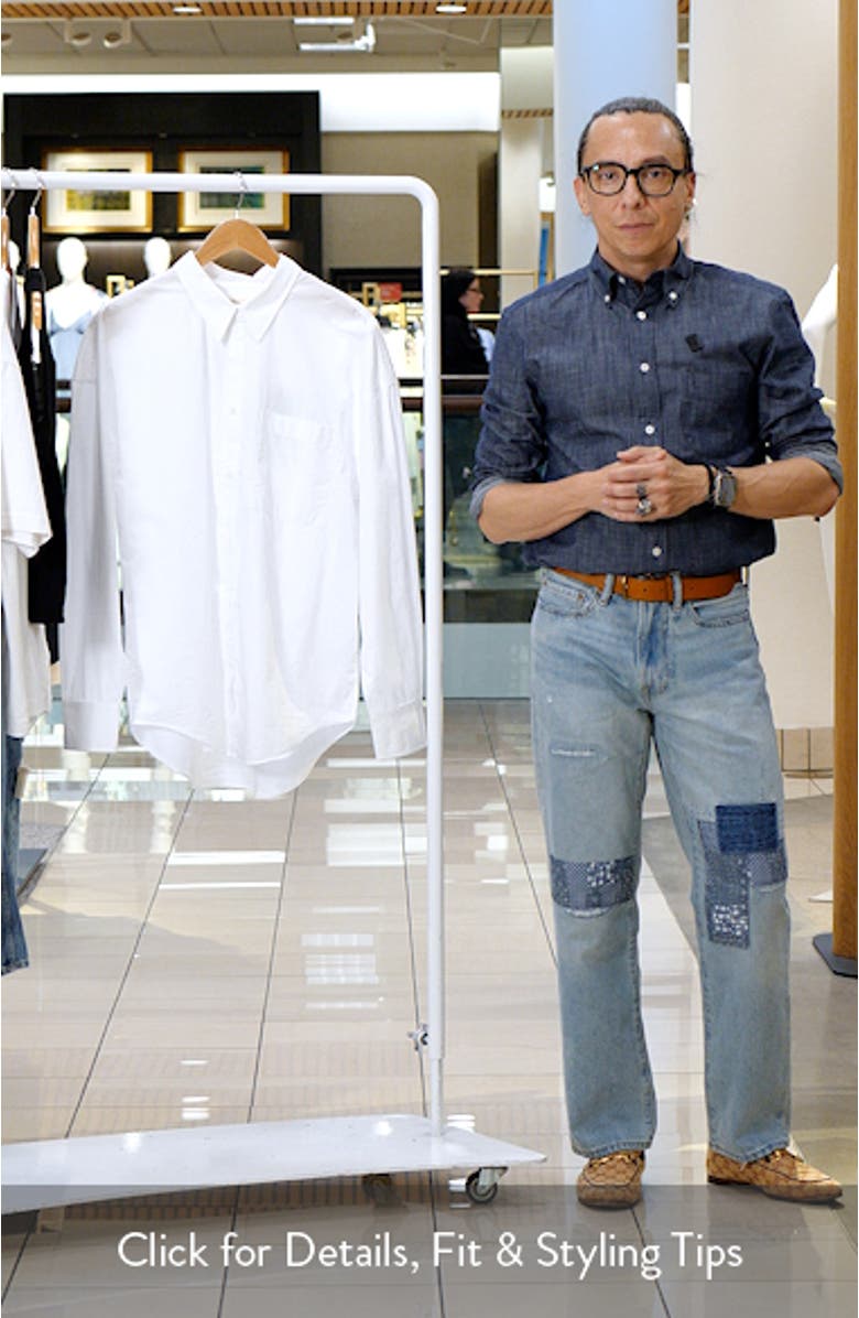 Coastal Relaxed Organic Cotton Button-Up Shirt, sales video thumbnail