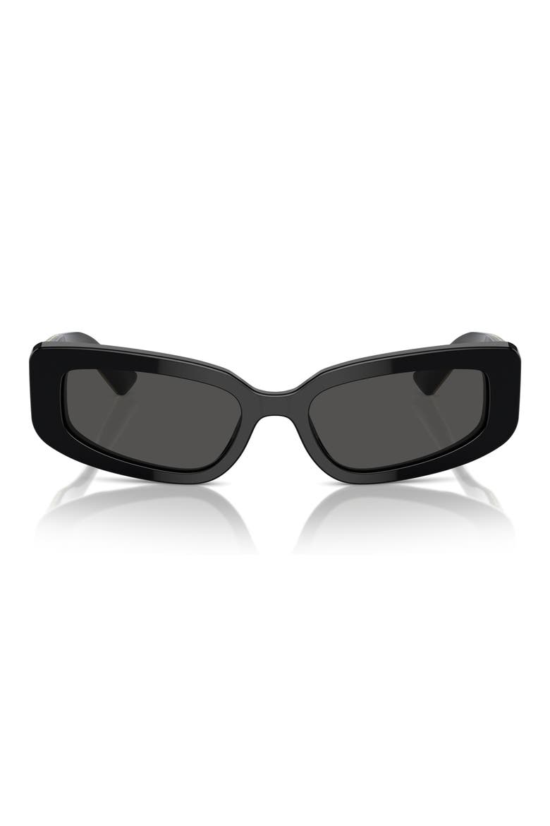 54mm Cat Eye Sunglasses, Alternate, color, BLACK GREY
