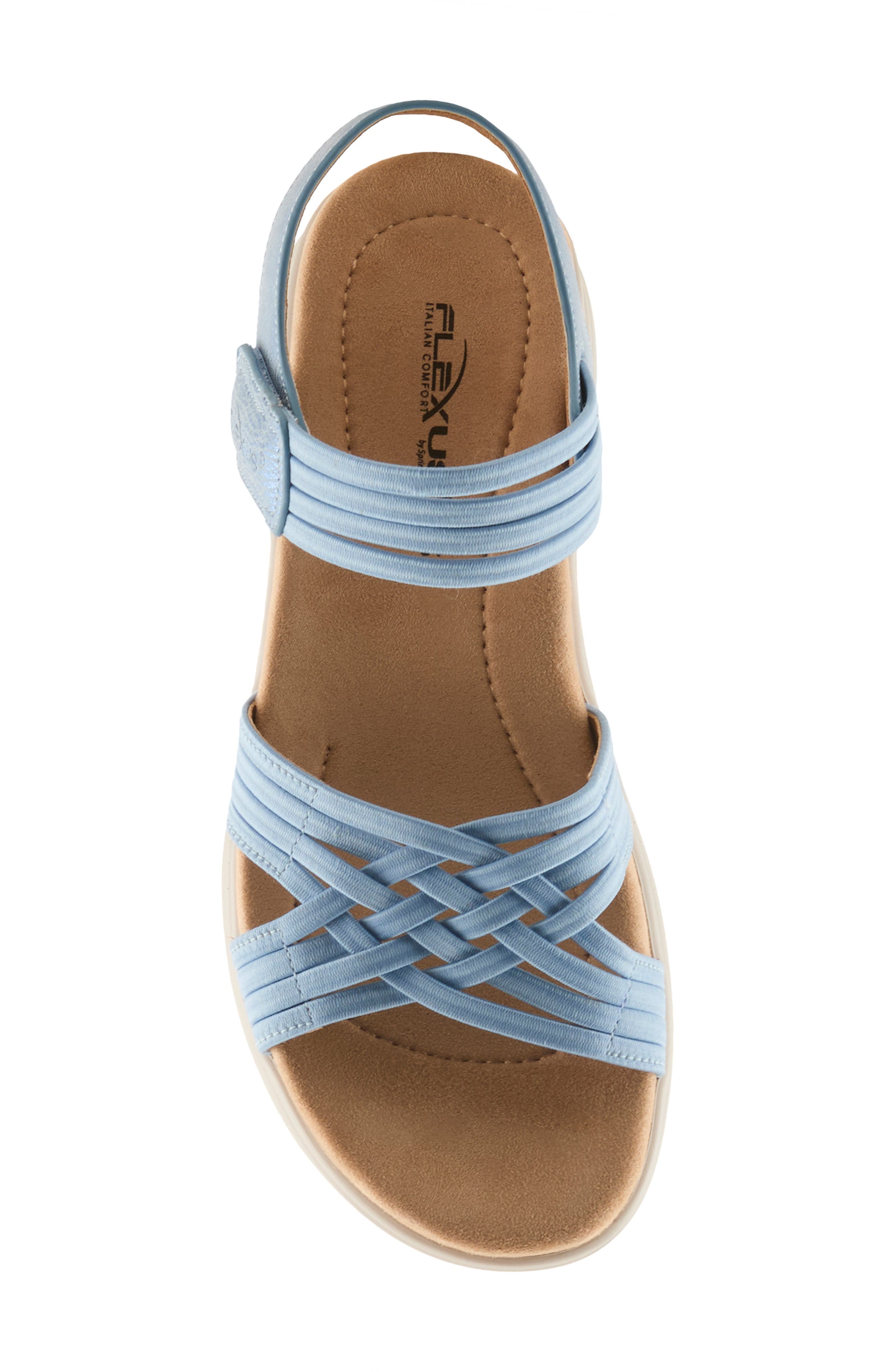 Delosa Platform Sandal, Alternate, color, SLATE