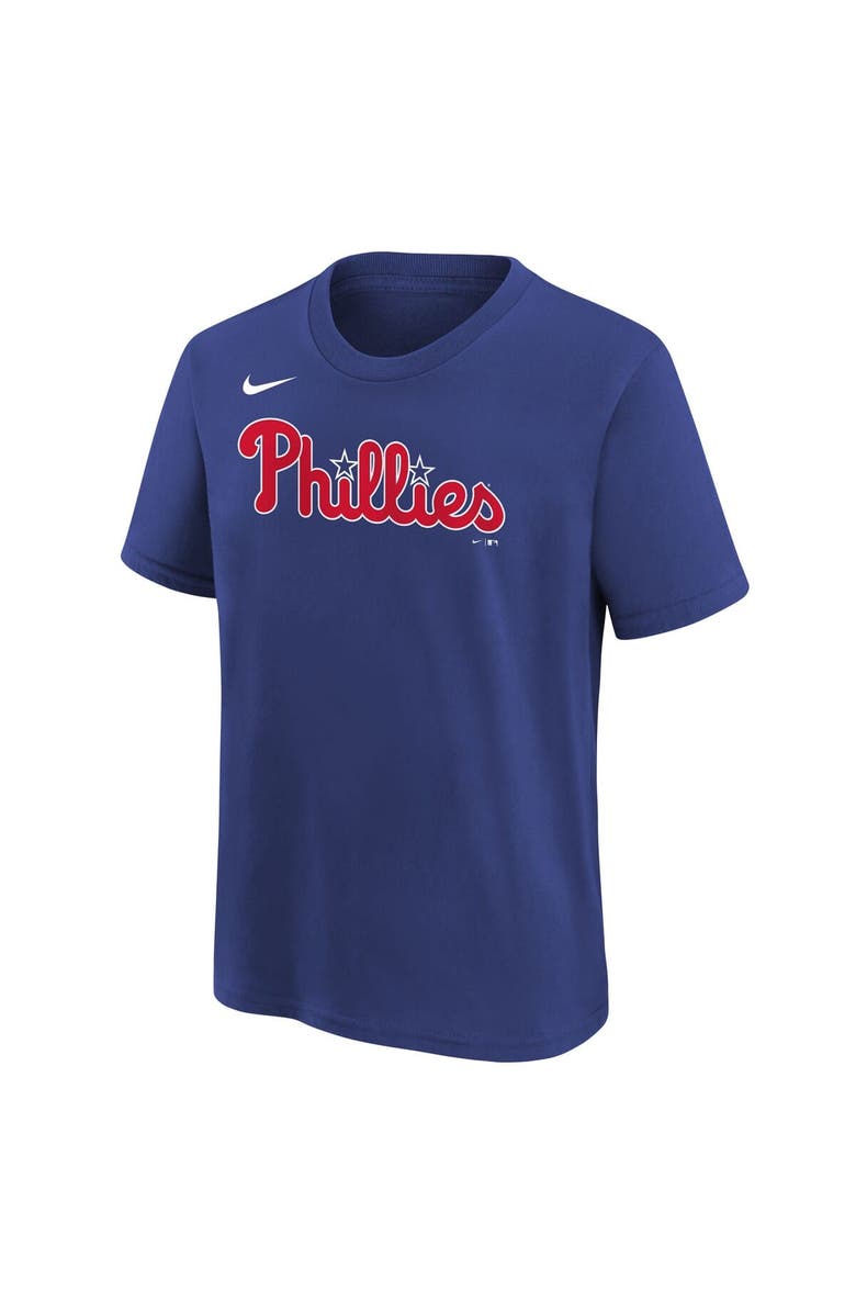 Nike Youth Nike  Royal Philadelphia Phillies Wordmark T-Shirt, Alternate, color, Royal