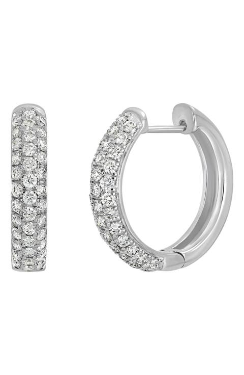 Audrey Diamond Pavé Hoop Earrings (Nordstrom Exclusive)