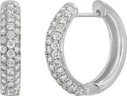 Bony Levy Audrey Diamond Pavé Hoop Earrings (Nordstrom Exclusive)