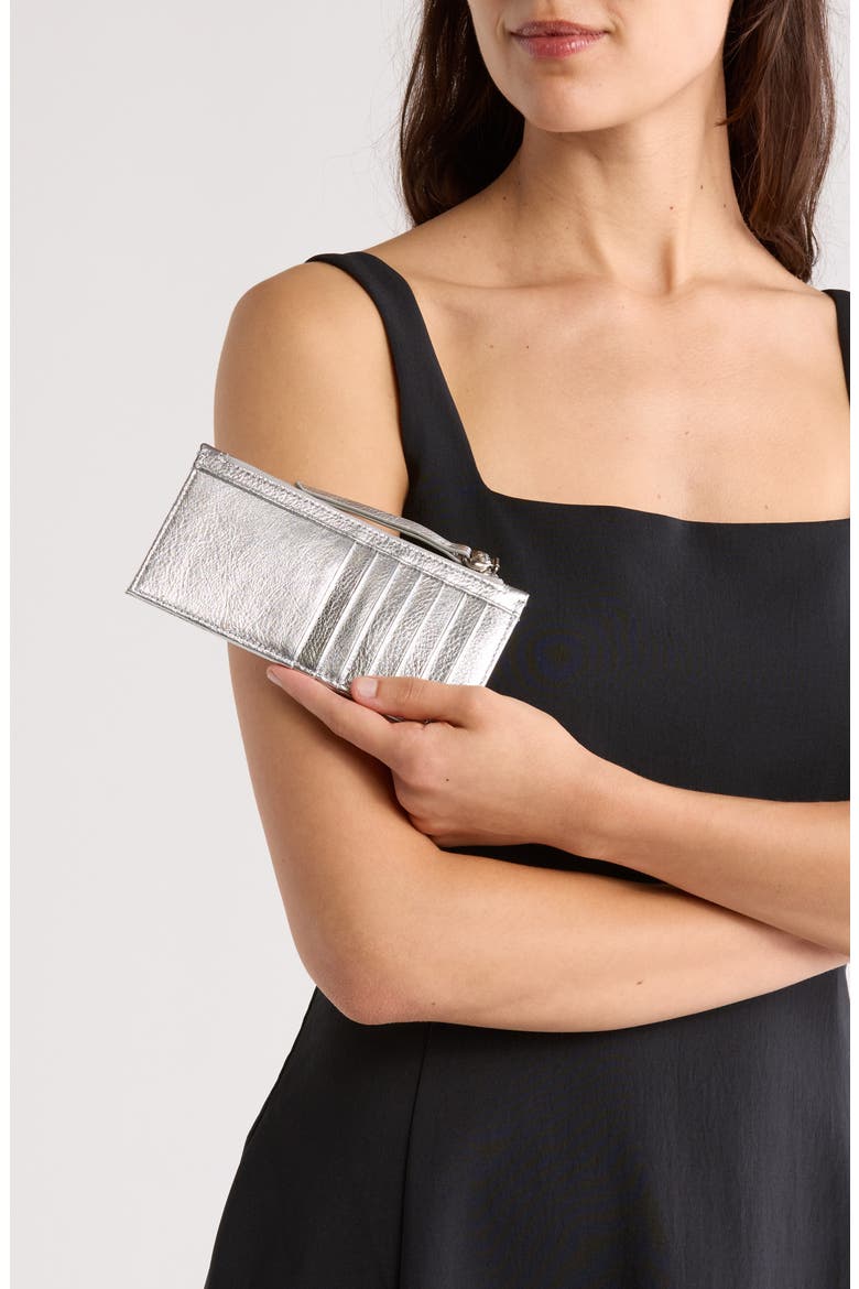 Carte Leather Wallet, Alternate, color, ARGENTO