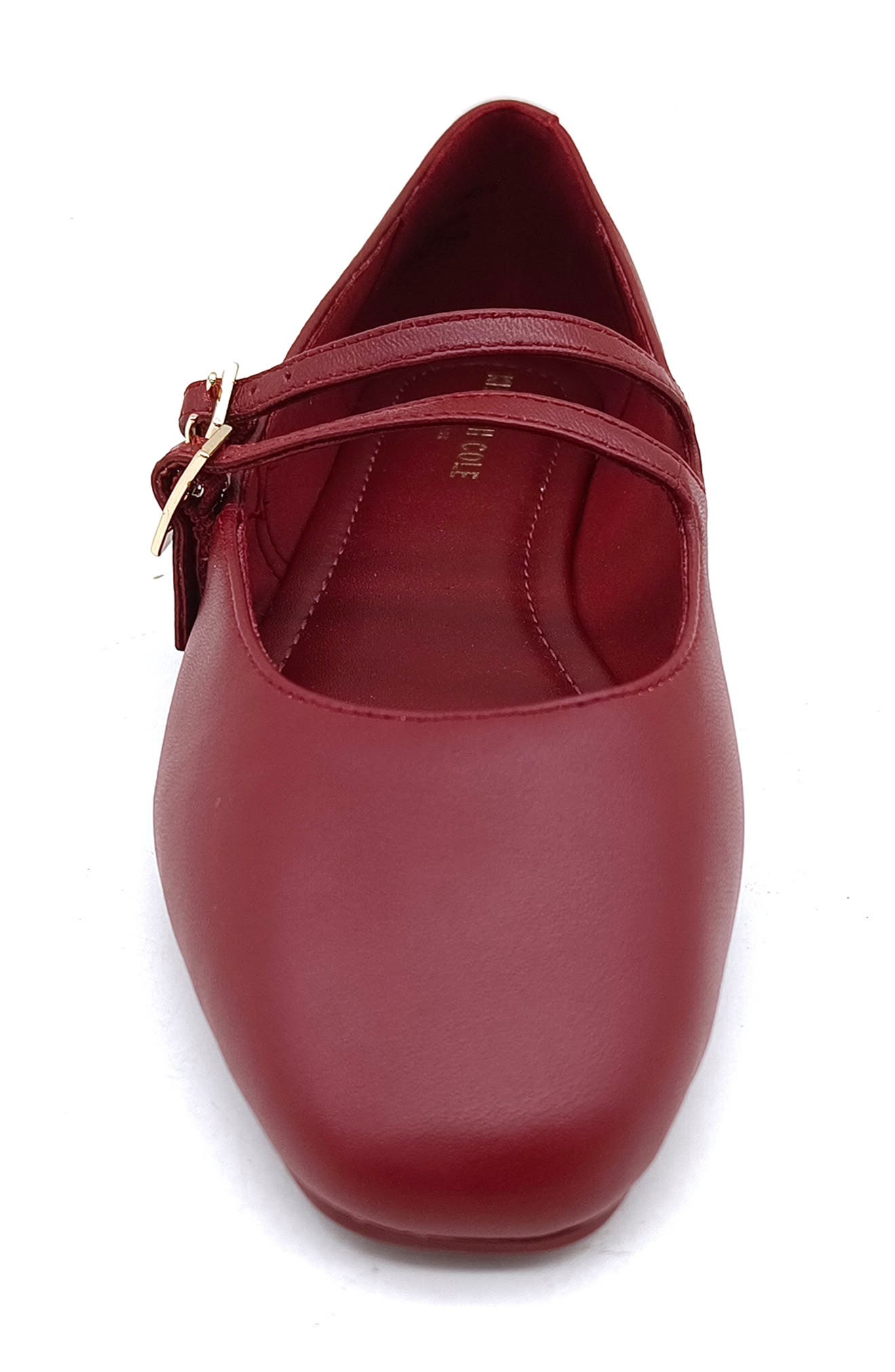 Mackenzie Mary Jane Flat, Alternate, color, RIO RED LEATHER