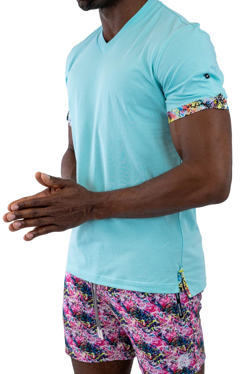 Maceoo Vivaldi V-Neck T-Shirt, Alternate, color, Green