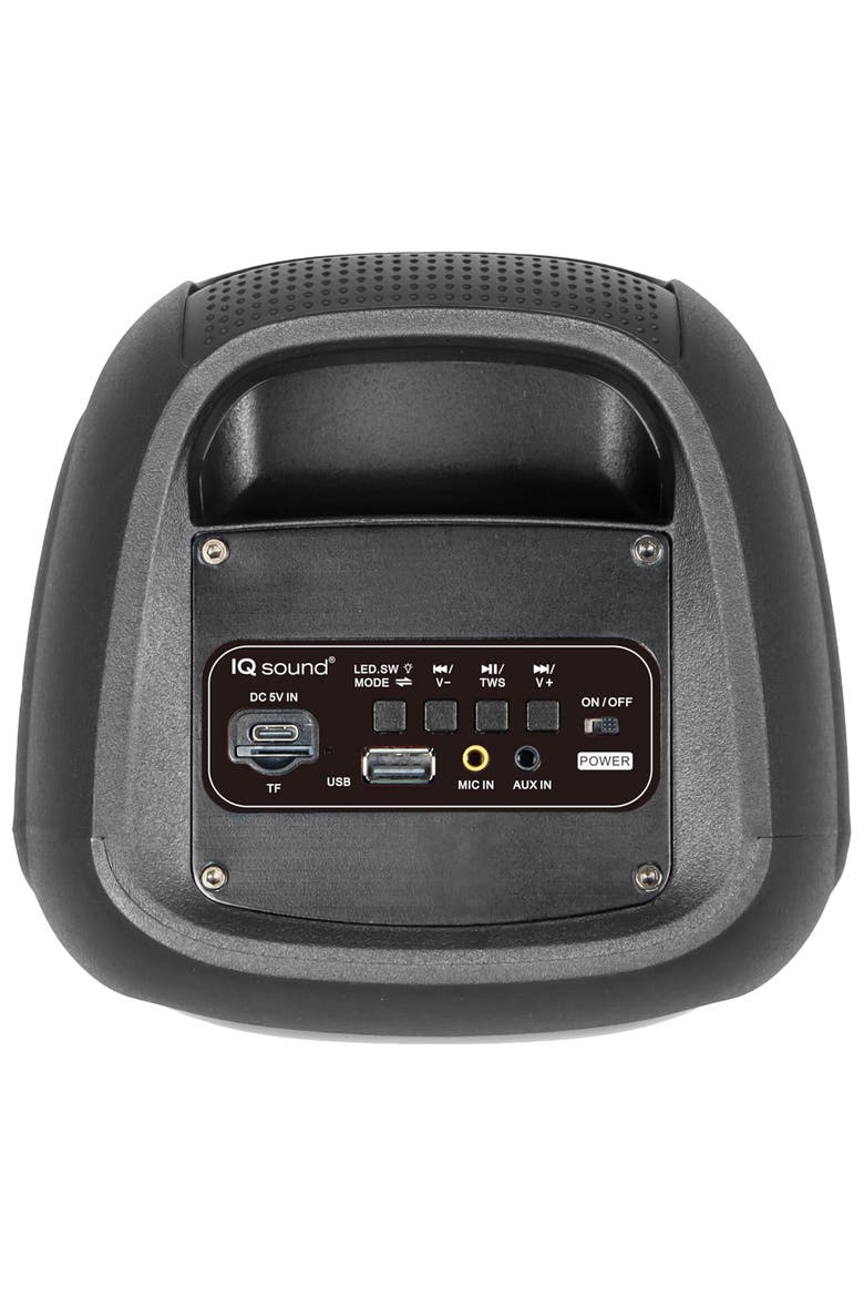 Dual 4 Inch Portable Bluetooth Speaker, Alternate, color, Black