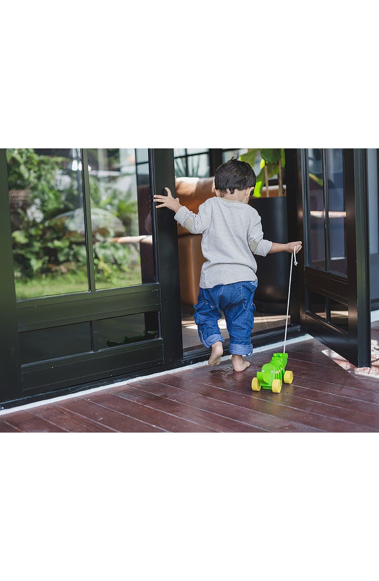 PlanToys<sup>®</sup> Dancing Alligator Pull Toy, Alternate, color, Green