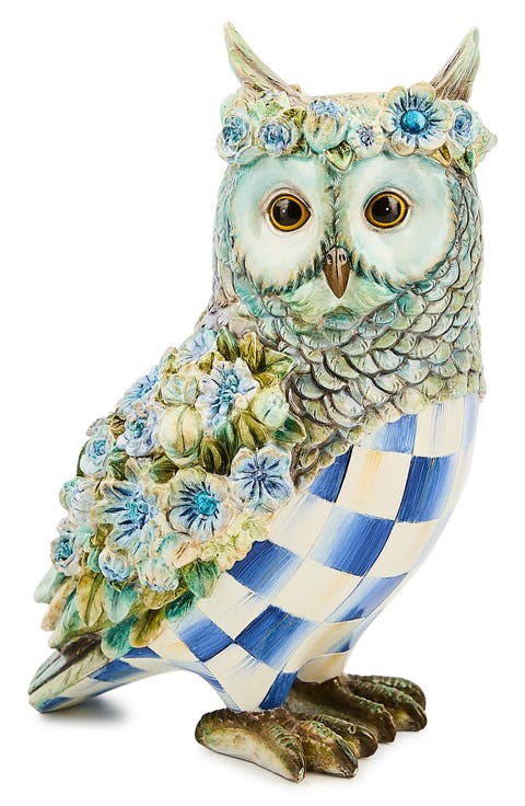Royal Autumn Owl Figurine
