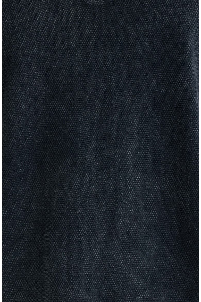 Oversize Cotton Piqué Polo, Alternate, color, BLACK