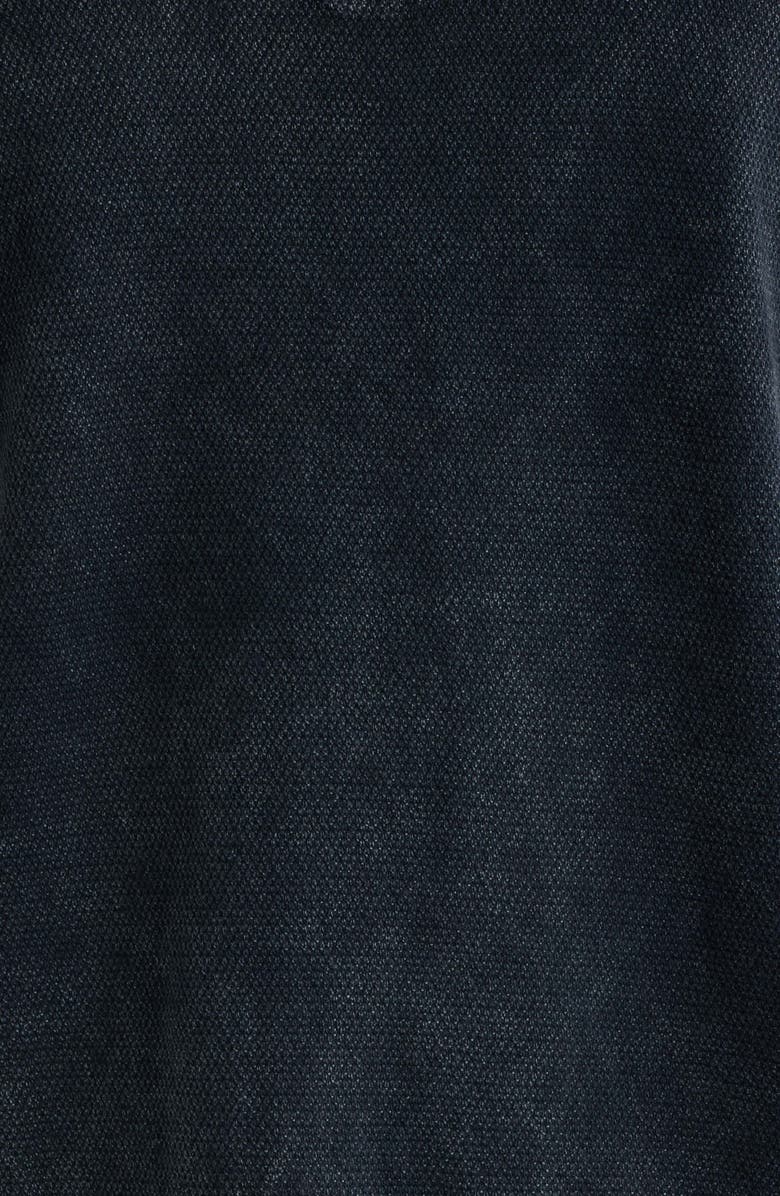 Corridor Oversize Cotton Piqué Polo, Alternate, color, Black