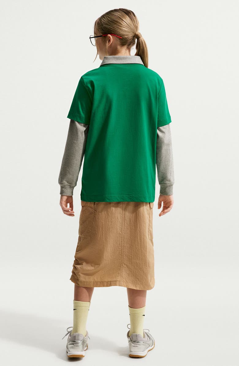 Nike Kids' Celebrate Sport Cotton Graphic T-Shirt, Alternate, color, Malachite