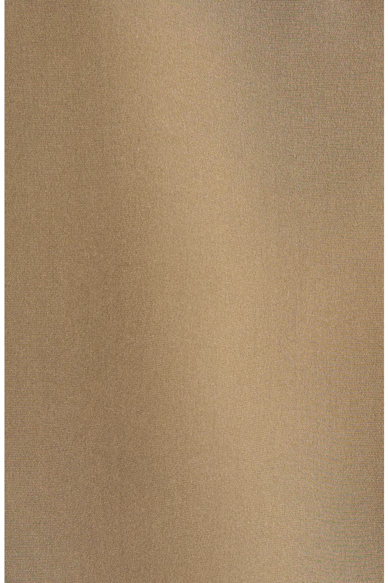 Silk crêpe de Chine Military Shirt, Alternate, color, FG501 KHAKI