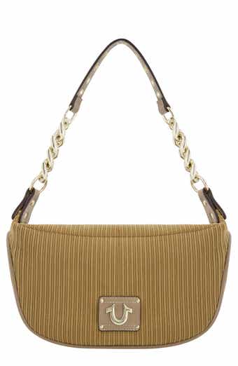 True Religion Brand Jeans Corduroy Chain Shoulder Bag