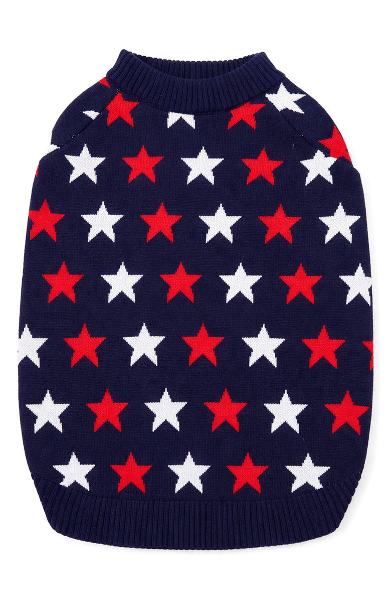 Found My Animal Star Pet Sweater, Main, color, Blue