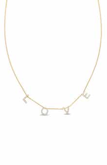 Bony Levy Icon Diamond 'Love' Pendant Necklace