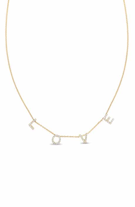Bony Levy Icon Diamond 'Love' Pendant Necklace