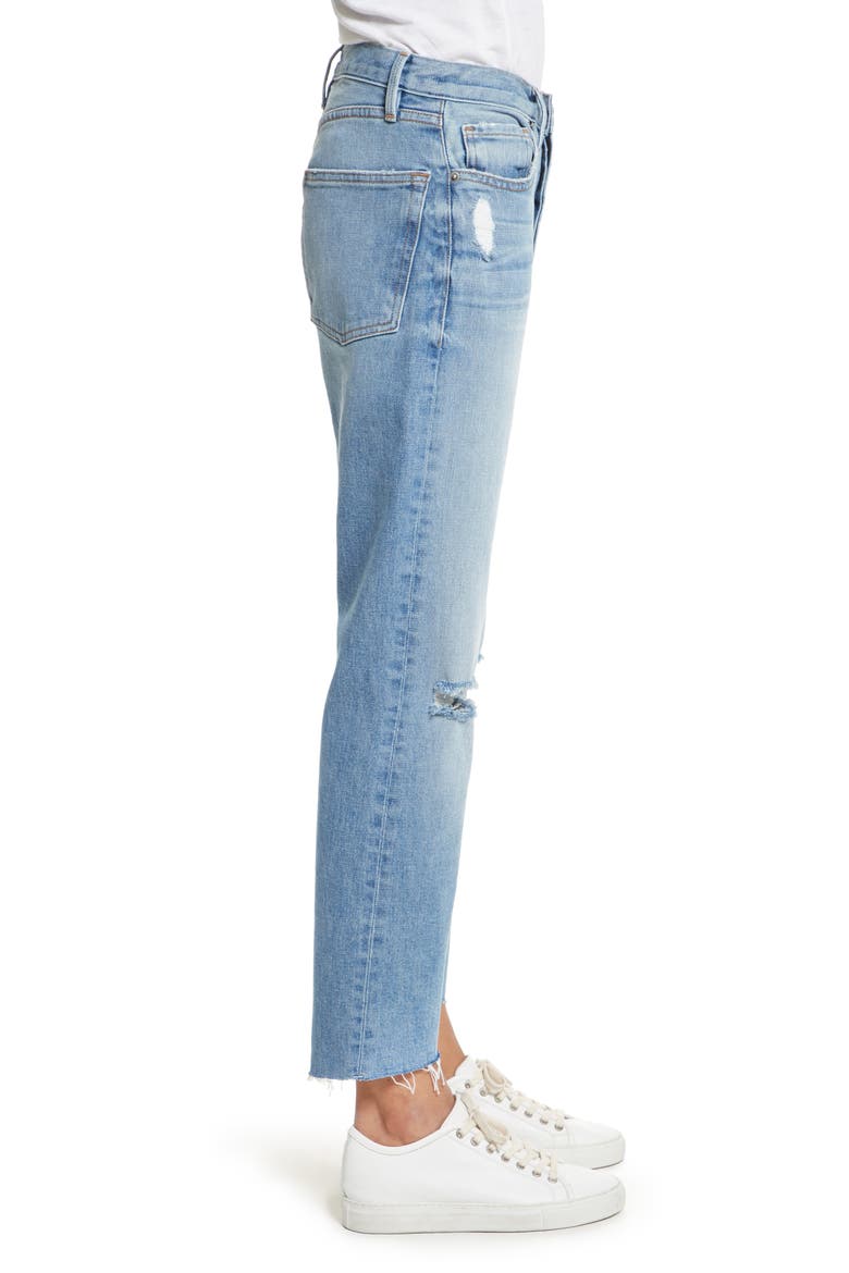 Le Original Step Hem High Waist Jeans, Alternate, color, MCLANE