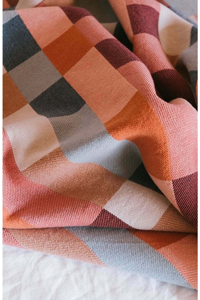 Doublecloth Throw, Alternate, color, Wild Fire