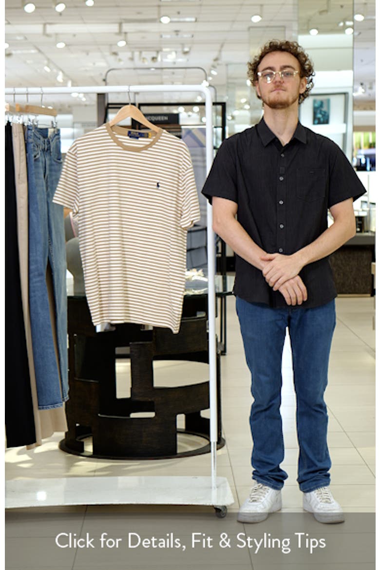 Classic Fit Stripe Cotton Jersey T-Shirt video