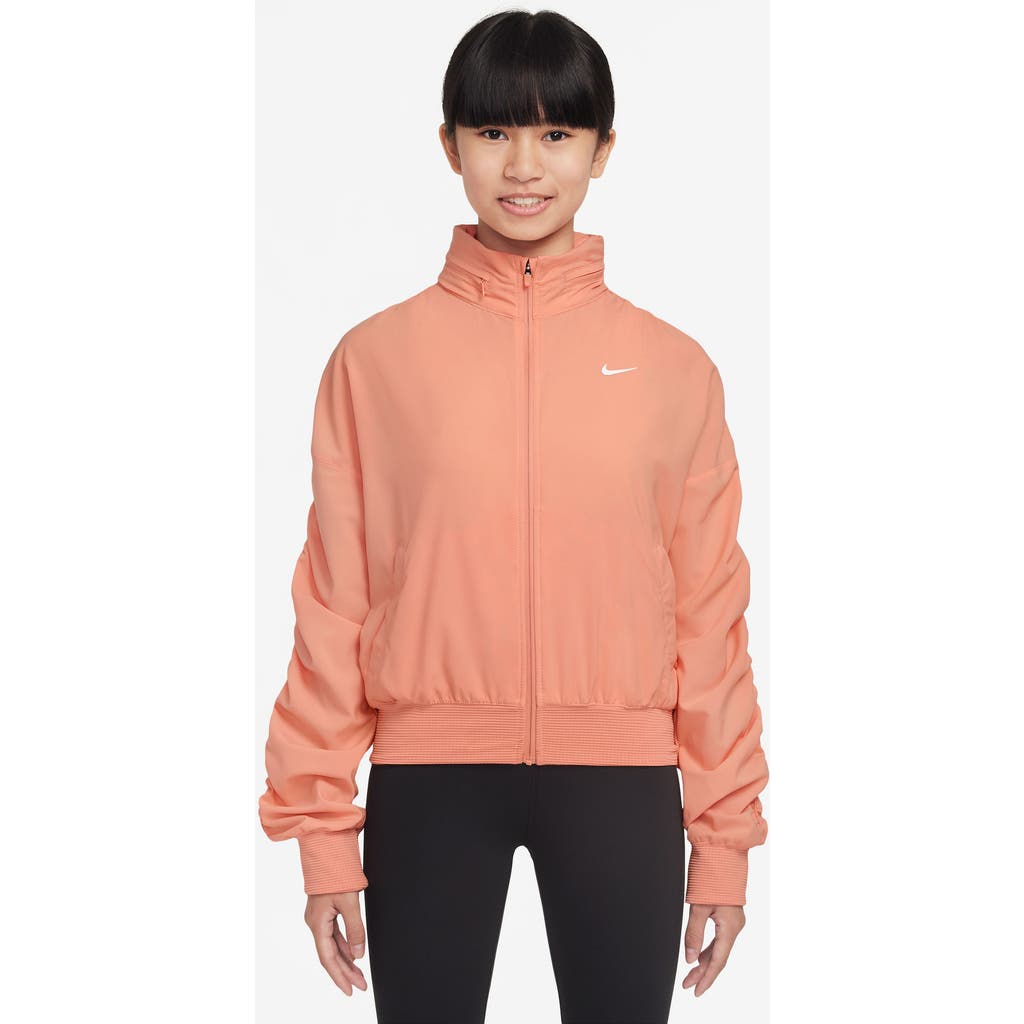 Nike Kids' Dri-fit Jacket In Orange