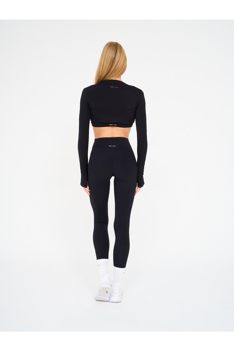 Shrug With Thumbhole, Alternate, color, Black