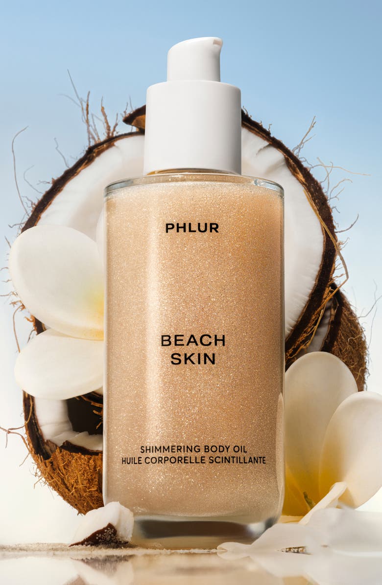 PHLUR Beach Skin Shimmering Body Oil, Alternate, color, 