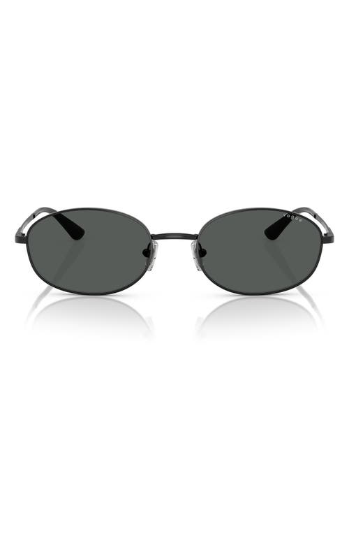 VOGUE 56mm Oval Sunglasses in Black 