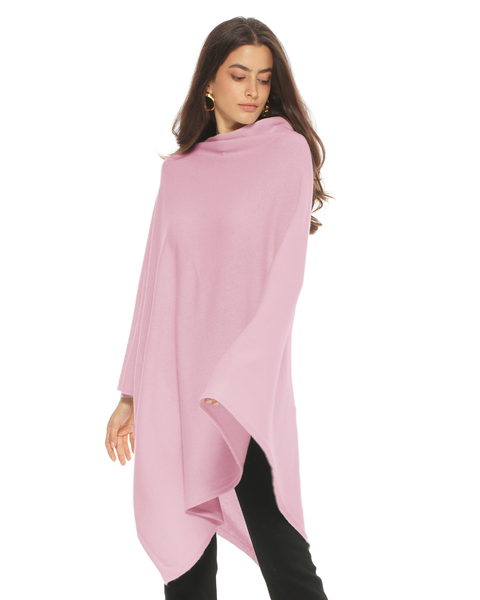 Pure Cashmere Long Poncho