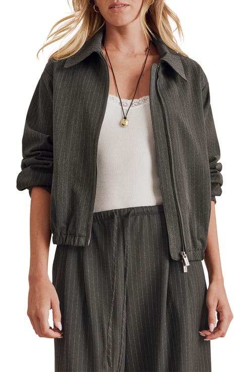 Blake Pinstripe Jacket