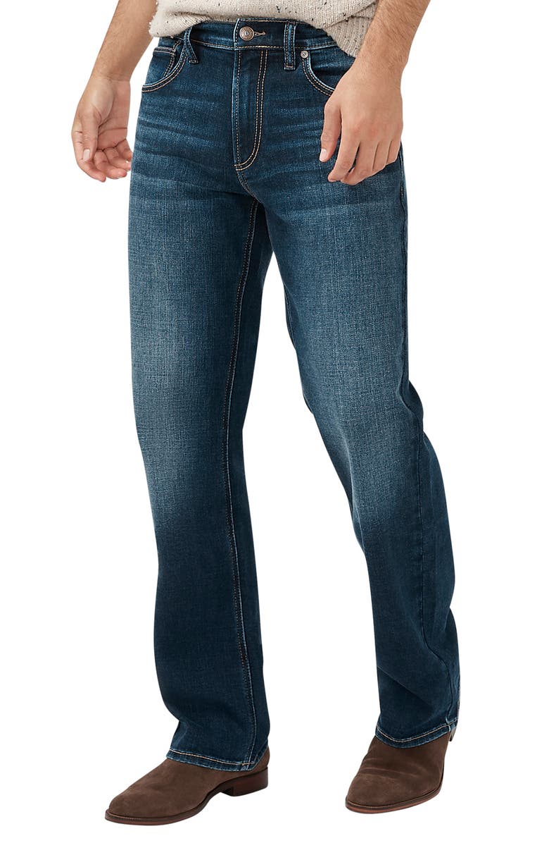 Silver Jeans Co. Zac Relaxed Straight Leg Jeans, Alternate, color, 